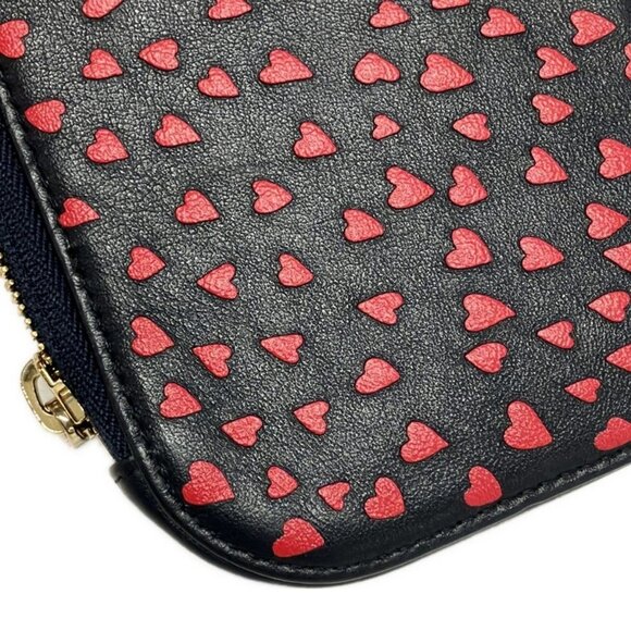 Auth DIOR/ChristianDior Call'in Dior phone holder Dark Navy Red Leather - Picture 15 of 15